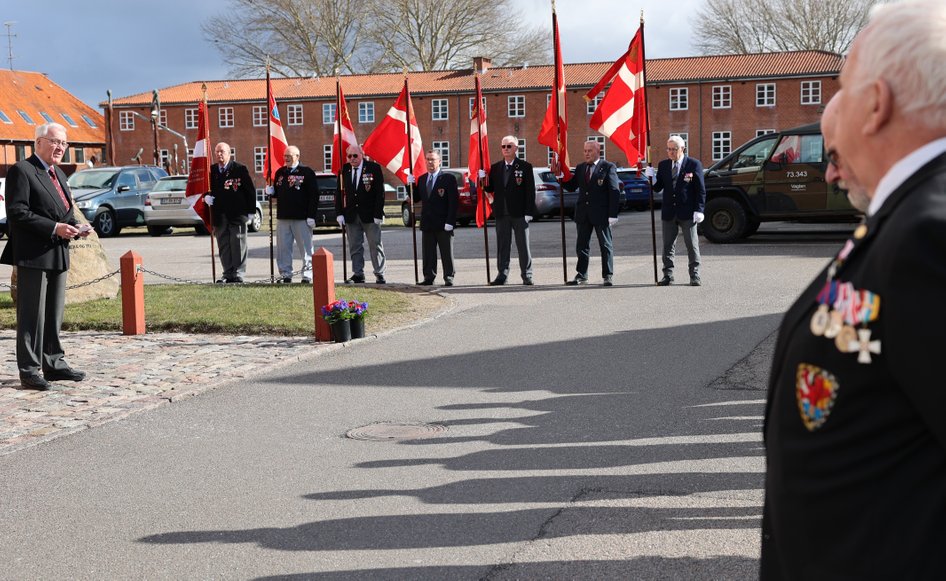 FLAGDAG 2022 på Slotstorvet i Vordingborg - et stort og flot arrangement, der tjener garnisonen og byen til ære!